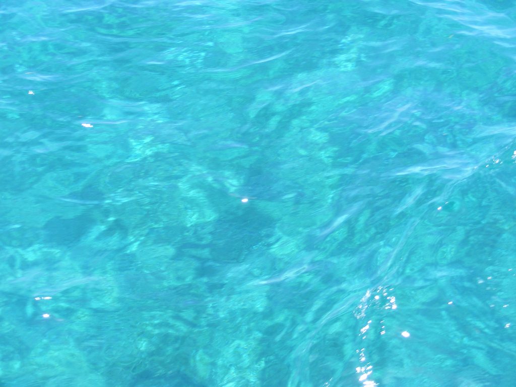 Crystal clear waters of Isla Mujeres.
